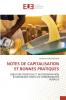 NOTES DE CAPITALISATION ET BONNES PRATIQUES