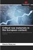 Critical raw materials in the European context
