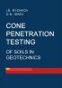 Cone penetration testing of soils in geotechnics