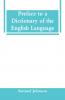 Preface to a Dictionary of the English Language