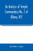 An analysis of Temple Commandery No. 2 of Albany N.Y.