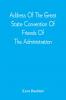 Address Of The Great State Convention Of Friends Of The Administration Assembled At The Capitol In Concord June 12 1828