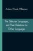 The Dakotan Languages and Their Relations to Other Languages