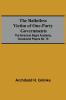 The Ballotless Victim Of One-Party Governments; The American Negro Academy Occasional Papers No. 16