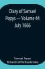 Diary Of Samuel Pepys - Volume 44