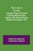 The Cost of Living Among Wage-Earners; Fall River Massachusetts October 1919 Research Report Number 22 November 1919