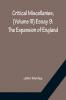 Critical Miscellanies (Volume III) Essay 9