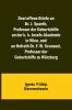 Zwei offene Briefe an Dr. J. Spaeth Professor der Geburtshilfe an der k. k. Josefs-Akademie in Wien und an Hofrath Dr. F. W. Scanzoni Professor der Geburtshilfe zu W��rzburg