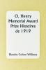O. Henry Memorial Award Prize Stories of 1919