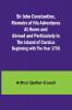 Sir John ConstantineMemoirs of His Adventures At Home and Abroad and Particularly in the Island of Corsica