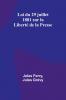 Loi du 29 juillet 1881 sur la Liberté de la Presse