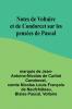 Notes de Voltaire et de Condorcet sur les pensées de Pascal