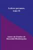 Lettres persanes tome II