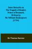 Some Remarks on the Tragedy of Hamlet Prince of Denmark Written by Mr. William Shakespeare (1736)