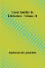 Cours familier de Littérature - Volume 11
