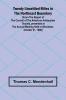Twenty Unsettled Miles in the Northeast Boundary [From the Report of the Council of the American Antiquarian Society presented at the Annual Meeting held in Worcester October 21 1896]