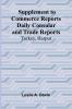 Supplement to Commerce Reports Daily Consular and Trade Reports