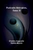 Portraits littéraires Tome II
