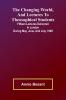 The Changing world and lectures to theosophical students; Fifteen lectures delivered in London during May June and July 1909