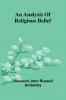 An analysis of religious belief