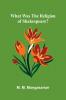 What Was The Religion Of Shakespeare?