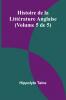 Histoire de la Littérature Anglaise (Volume 5 de 5)