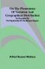 On the phenomena of variation and geographical distribution as illustrated by the Papilionid  of the Malayan region