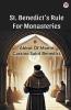 St. Benedict s Rule For Monasteries