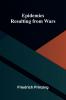 Epidemics Resulting From Wars