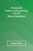 Poema Del Oto o Y Otros Poemas; Obras Completas Vol. Xi