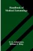Handbook Of Medical Entomology