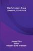 Flint'S Letters From America 1818-1820