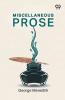 Miscellaneous Prose