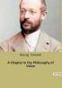 A Chapter in the Philosophy of Value