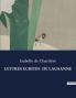 LETTRES ECRITES  DE LAUSANNE