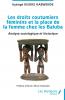 Les droits coutumiers féminins et la place de la femme chez les Baluba