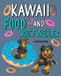 Kawaii Food and Rottweiler Coloring Book