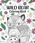 Wild Boar Coloring Book