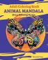 ANIMAL MANDALA Adult Coloring Book