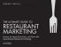 The Ultimate Guide to Restaurant Marketing