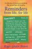 Reminders From Life for Life