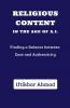 Religious Content  in the Age of AI