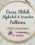 Cross Stitch Alphabet & Number Patterns