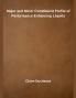 Major and Minor Constituent Profile of Performance-Enhancing Liquids