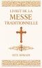 LIVRET DE MESSE TRADITIONNELLE