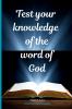 Test your knowledge of the word of God. Volume 1 2 & 3