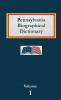 Pennsylvania Biographical Dictionary - Volume 1