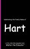 Celebrating the Family Name of Hart