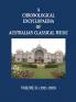 A Chronological Encyclopaedia of Australian Classical Music
