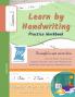 Handwriting Practice Workbook - Numbers from 1 to 50 - Words and Numbers - Cursive Level 2